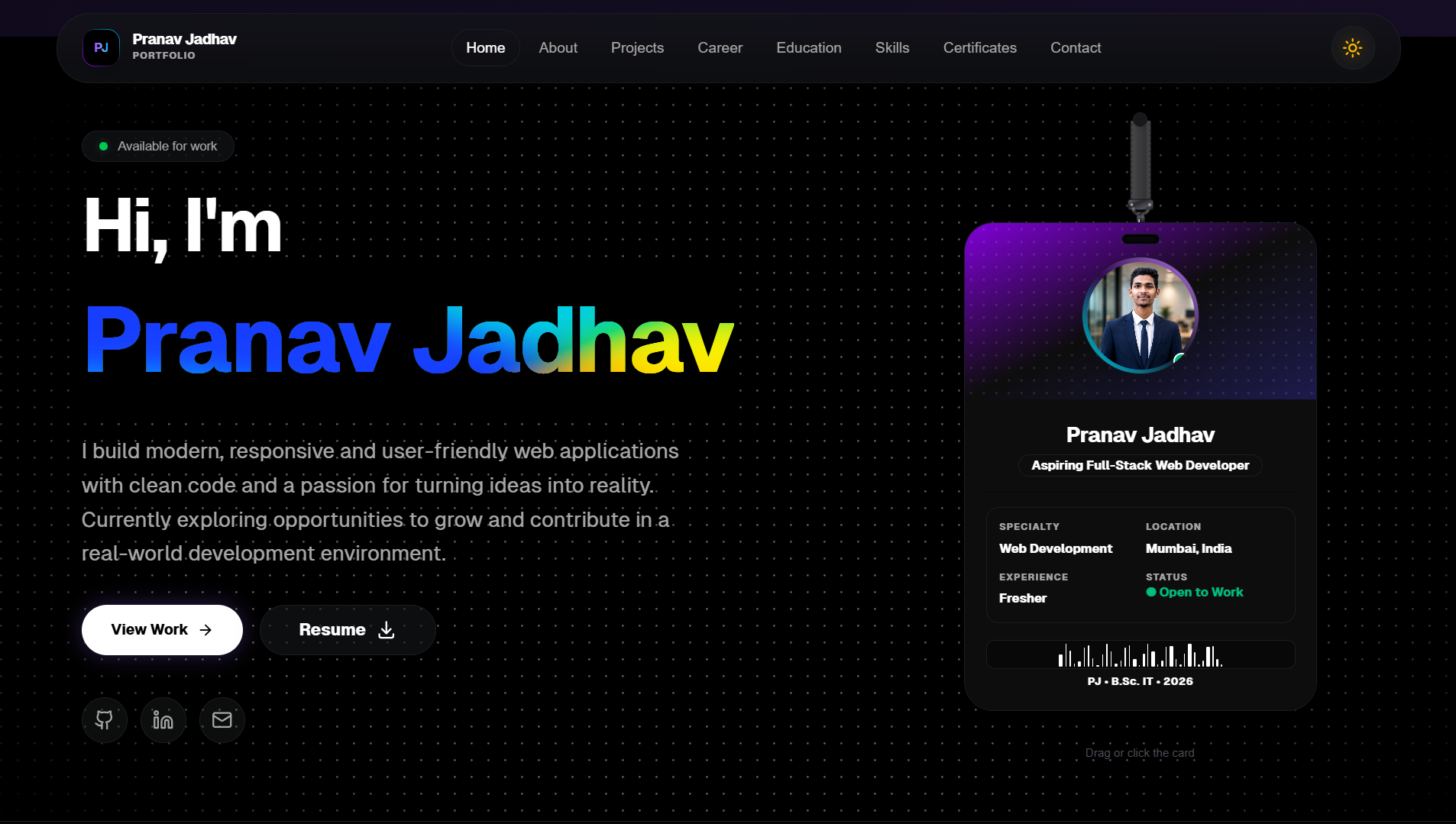 Professional Portfolio